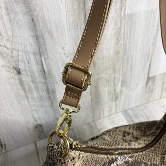 Cynthia Rowley Womens Brown Tan Shoulder Bag OS - Picture 6 of 8